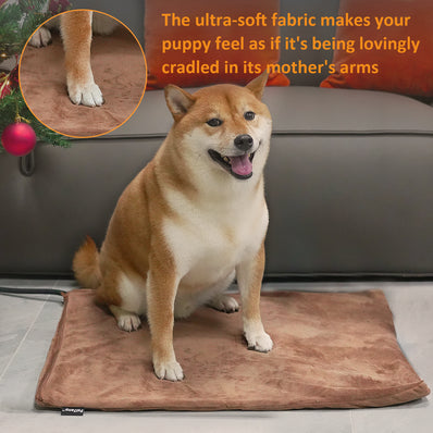 PetTemp Cat & Dog Heating Pad with 5 Level Adjustable Temperature & Timer