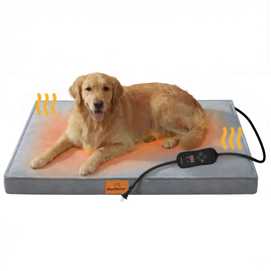 PetTemp Heated Orthopedic Pet Bed