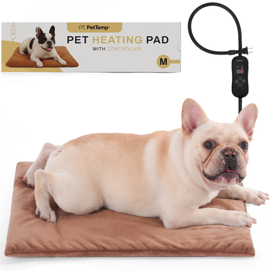 PetTemp Cat & Dog Heating Pad with 5 Level Adjustable Temperature & Timer