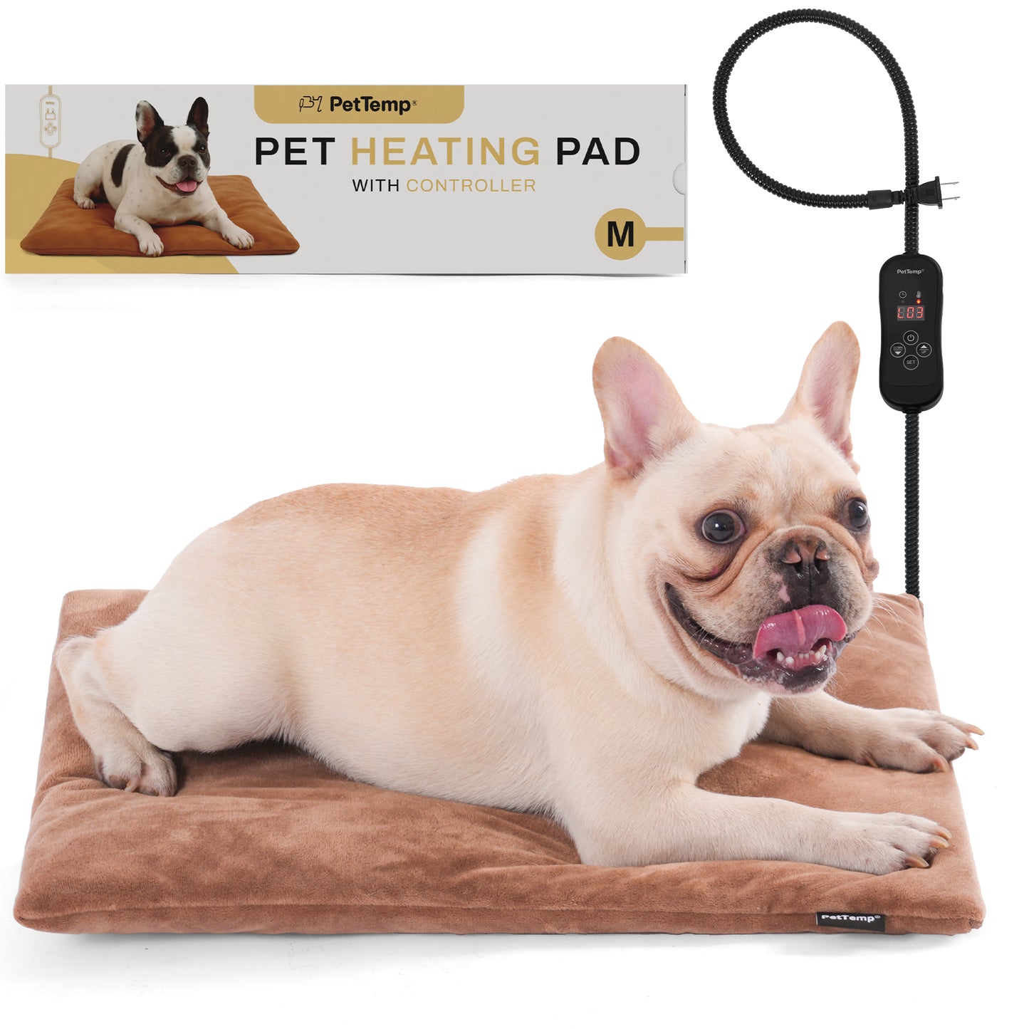 PetTemp Pet Heating Pad with Temperature Control