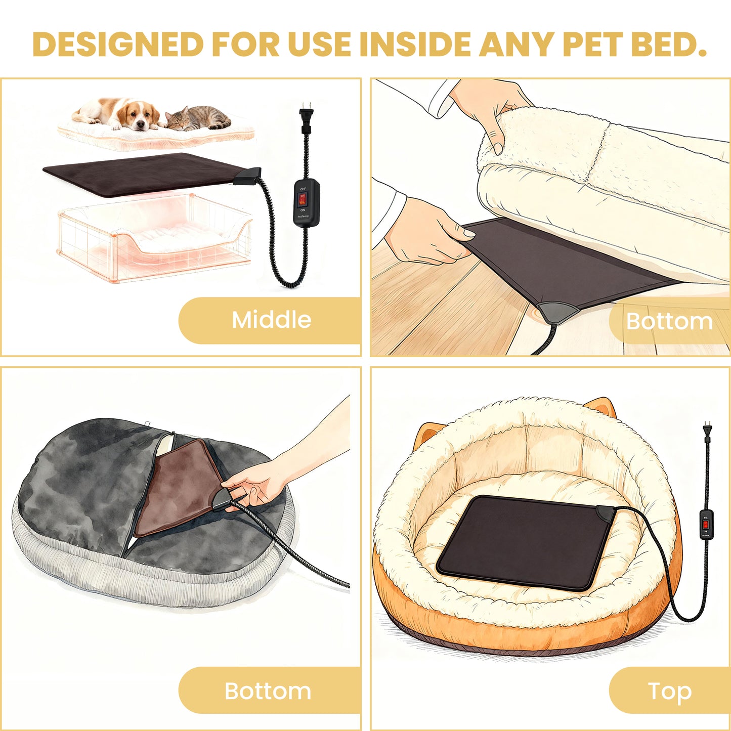 PetTemp Pet Bed Warmer