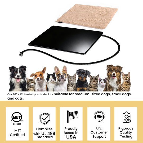 Pettemp Large size Pet Heating Mat