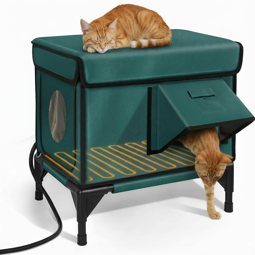 PetTemp Heated Outdoor Cat House
