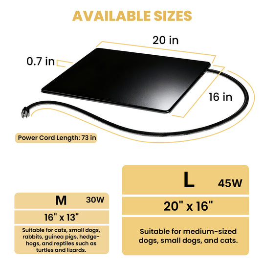 Pettemp Large size Pet Heating Mat