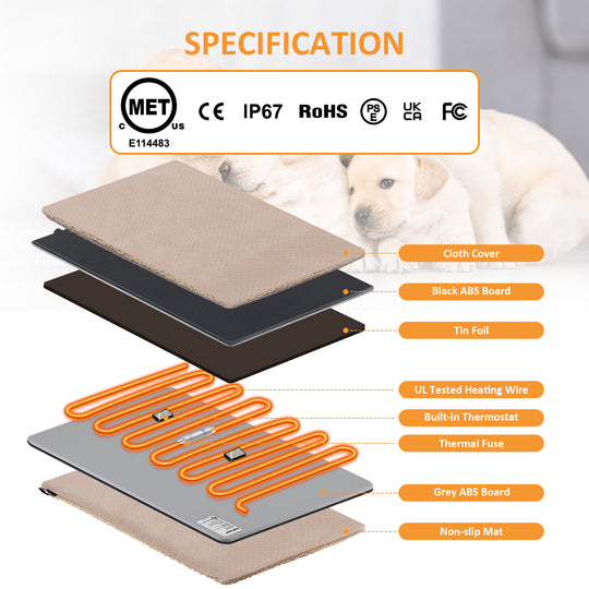 PetTemp Outdoor Cat & Dog Heating Mat