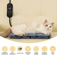 Pettemp Pet Heating Pad with controller Dog Paw-Print