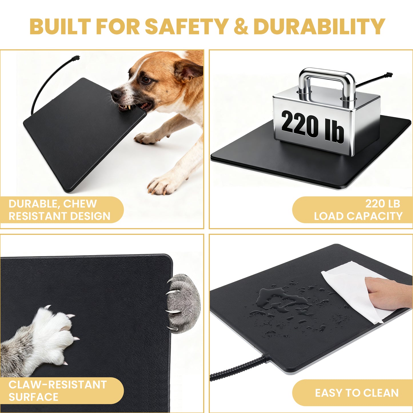 PetTemp Pet Heating Mat With Temperature Control