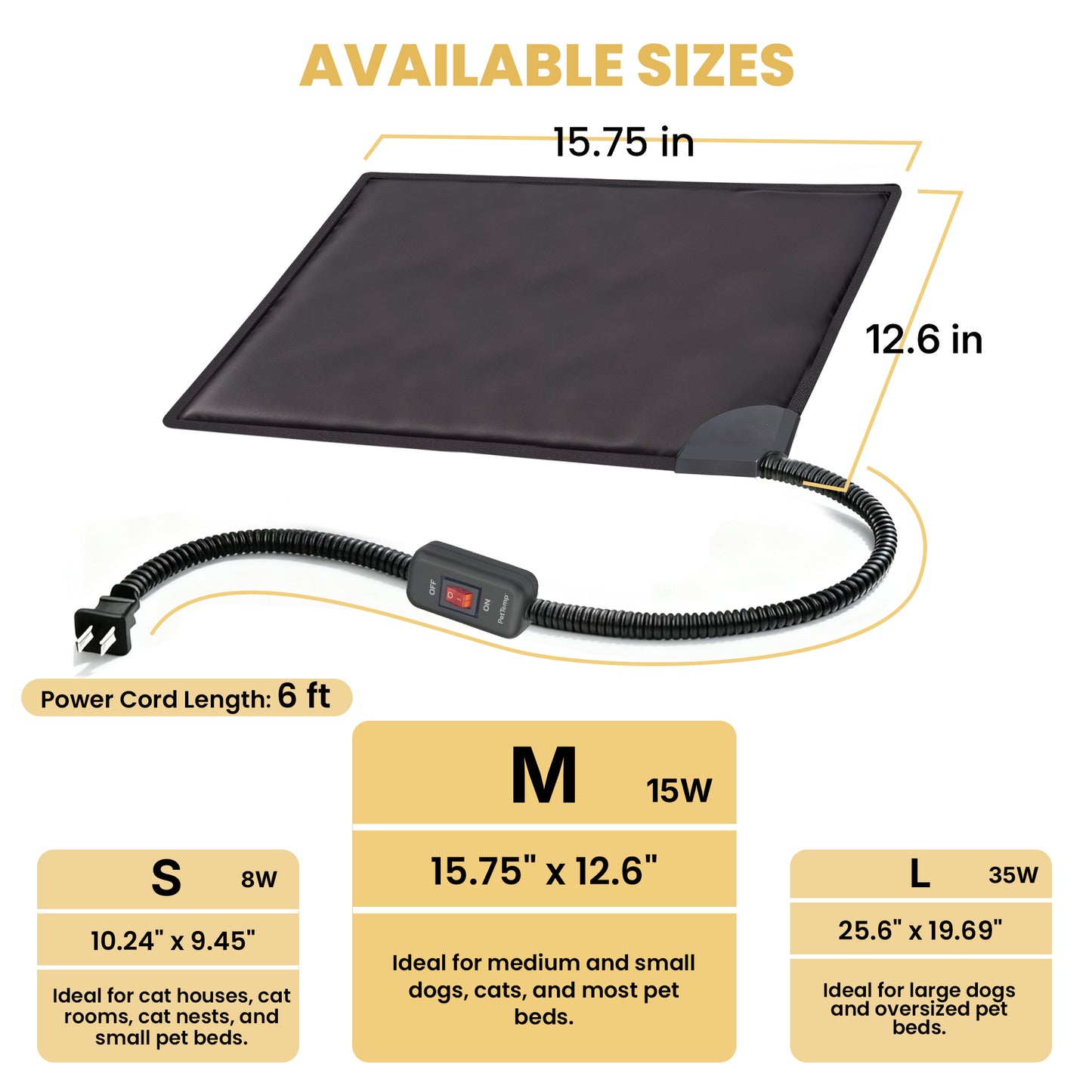 PetTemp Pet Bed Warmer