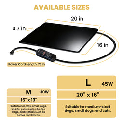 Pettemp Heating Mat with Controller
