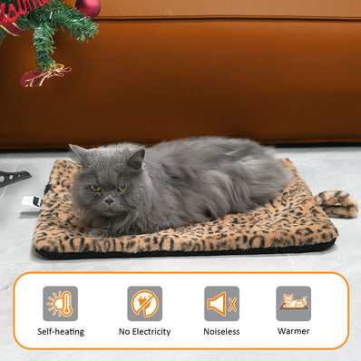 PetTemp Cat & Dog Self-Warming Pad, Brown