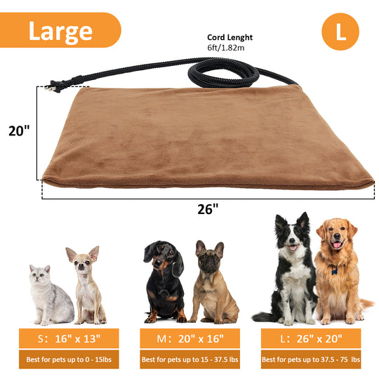 PetTemp Heating Pad for Cats & Dogs