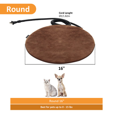 PetTemp Round Cat Heating Pad
