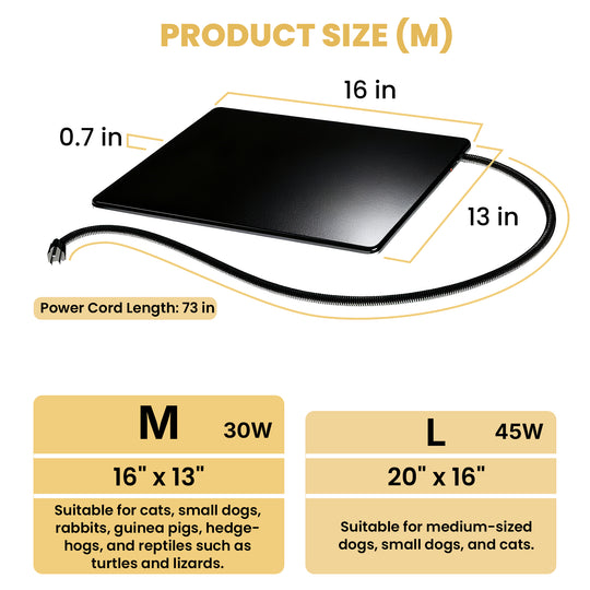 Pettemp Medium size Pet Heating Mat
