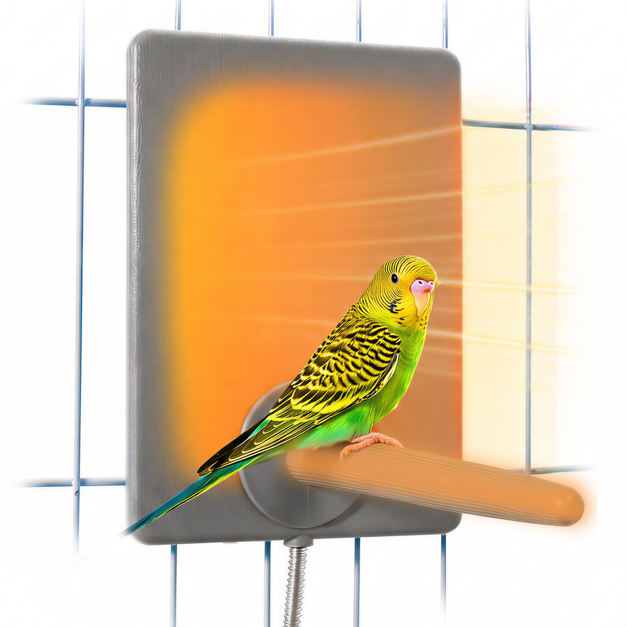 PetTemp Bird Heated Perch & Snuggle Panel Set